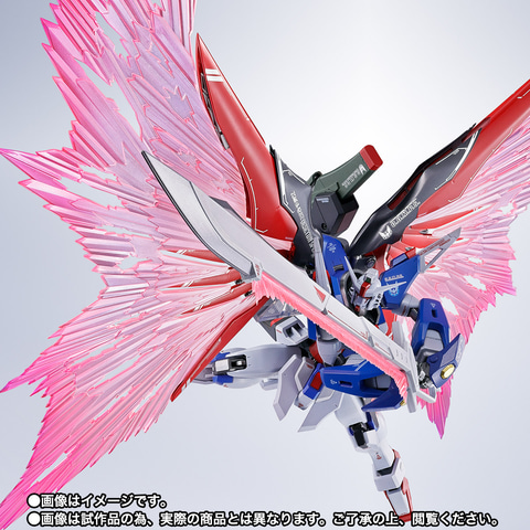 METAL ROBOT魂 ＜SIDE MS＞ デスティニーガンダムSpecII」、「光の翼