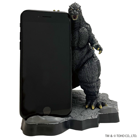 リアルな造形のゴジラのモバイルスタンド「DESKTOP MONSTER ゴジラ」が