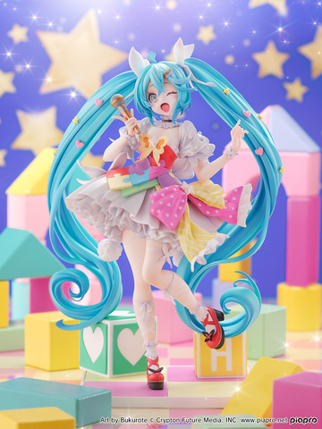 HATSUNE MIKU EXPO 2023 VR」のメインビジュアルで描かれた初音ミクが