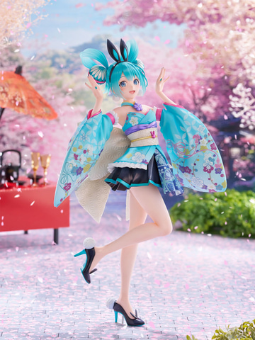 和装バニー姿の初音ミク1/7スケールフィギュアがフリューから発売決定