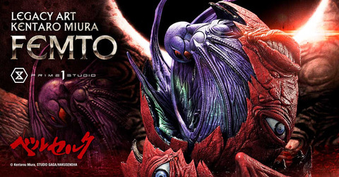 ベルセルク」より闇の鷹・フェムトの1/4スケールスタチューが予約受付