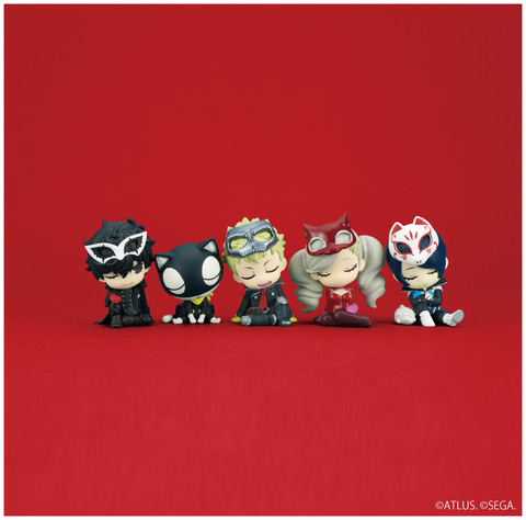 すやすや眠る怪盗団たちが登場「肩ズンFig. ペルソナ5 ザ・ロイヤルvol