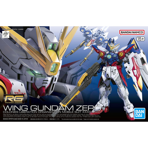 新機動戦記ガンダムW」よりガンプラ「RG 1/144 ウイングガンダムゼロ
