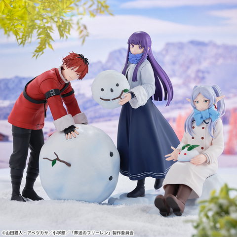 葬送のフリーレン」より北部の雪景色をイメージしたフリーレンたちの