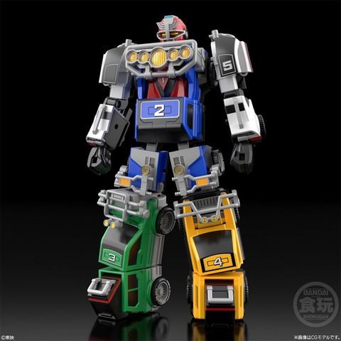 激走合体、RVロボ！ 「激走戦隊カーレンジャー」の合体ロボが食玩「SMP