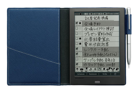 シャープ、6型電子ペーパーを採用したノート「WG-PN1」。2.3万円