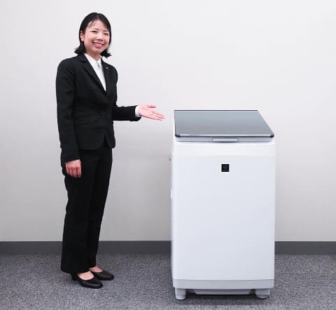 シャープ、AIで成長するプラズマクラスター洗濯乾燥機。使い込むと64