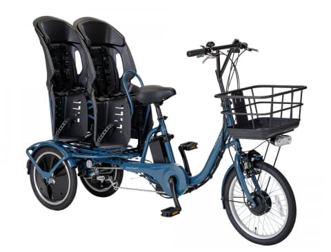 日本初の双子用三輪電動アシスト自転車登場、初回分は即完売に