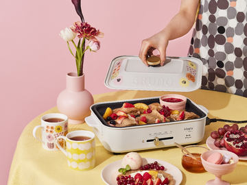 BRUNO、家でもアウトドア気分の小さめホットプレート。DODコラボ