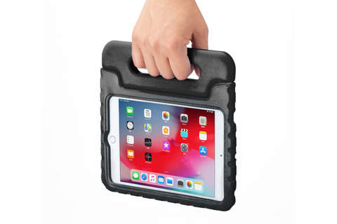 子供に持たせても安心、ハンドル付きのiPad用衝撃吸収ケース