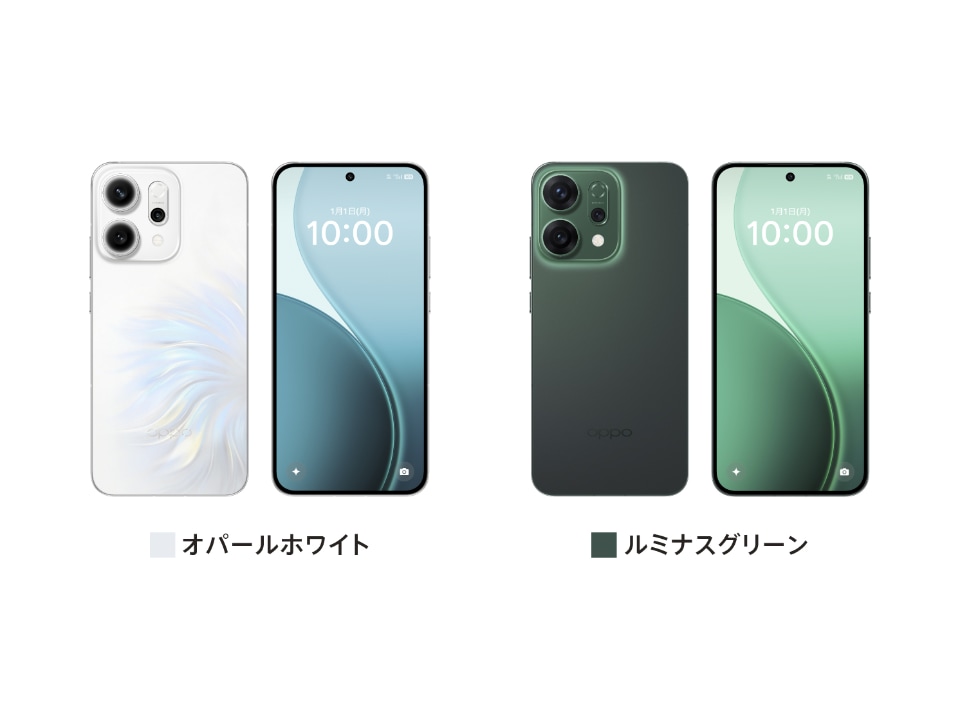 OPPOのミドルレンジ最新スマホ「OPPO Reno14 5G」発表、AI・カメラ・大