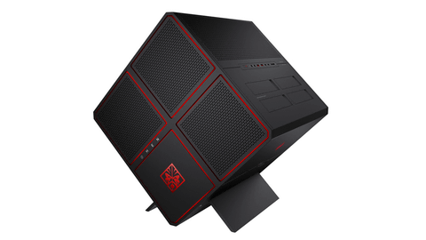 日本HP、45度斜め配置のゲーミングデスクトップ「OMEN X by HP 900