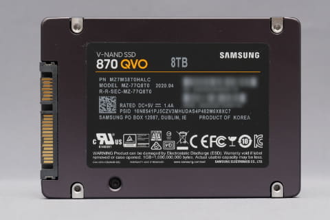 やじうまミニレビュー】最大8TBを達成したSamsung製2.5インチSSD「870