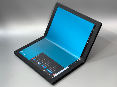 Hothotレビュー】タブレットとしても利用可能、世界初の折りたたみ式PC