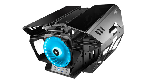 AZZA、天面パネルが羽のように開くミドルタワーPCケース - PC Watch