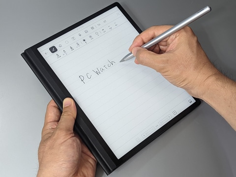 Hothotレビュー】E Ink電子ペーパー搭載の10.3型タブレット、「ファー