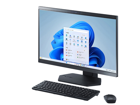 NEC PC、液晶モニターのような一体型PC。付属キーボードはBluetooth