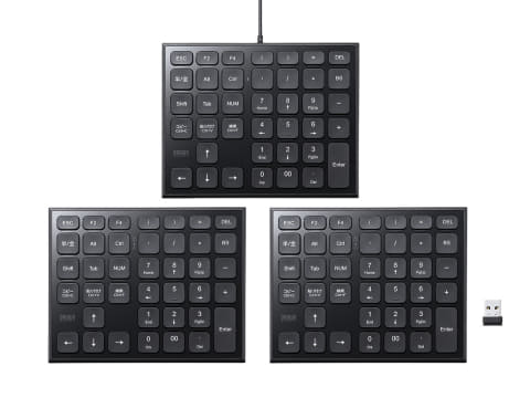 サンワサプライ、Excel操作に適した静音テンキー - PC Watch