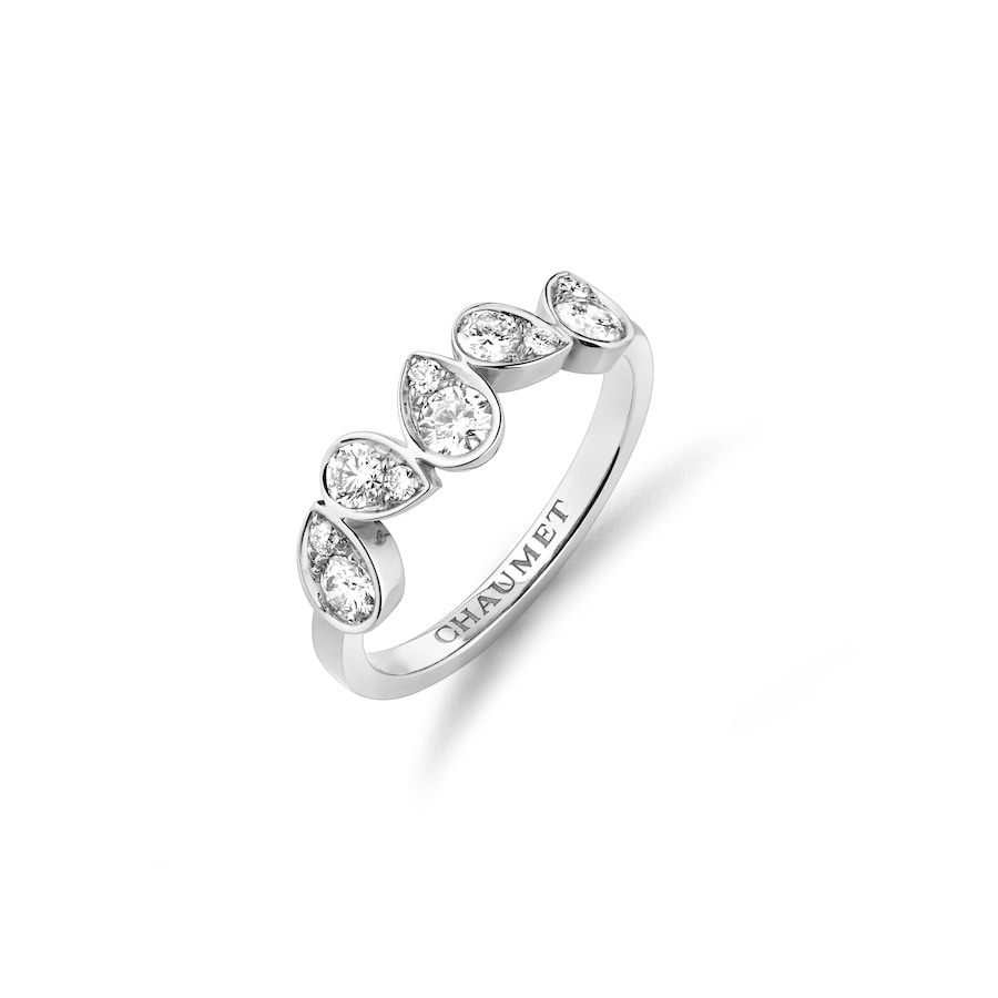 Joséphine Ronde d'Aigrettes ring White Gold - 083668 - Chaumet