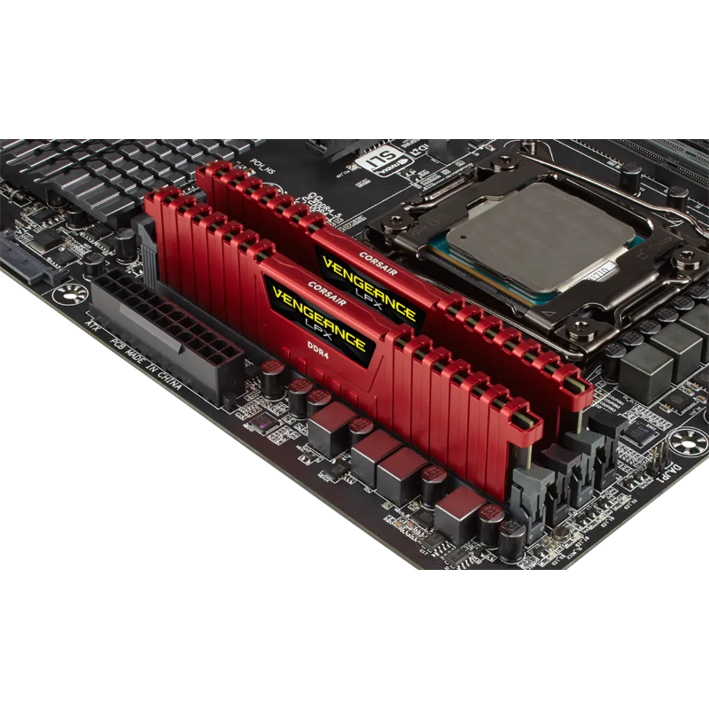 VENGEANCE® LPX 16GB (2 x 8GB) DDR4 DRAM 3200MHz C16 Memory Kit - Red