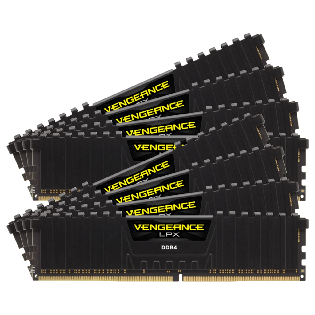 VENGEANCE® LPX 64GB (8 x 8GB) DDR4 DRAM 3400MHz C16 Memory Kit - Black
