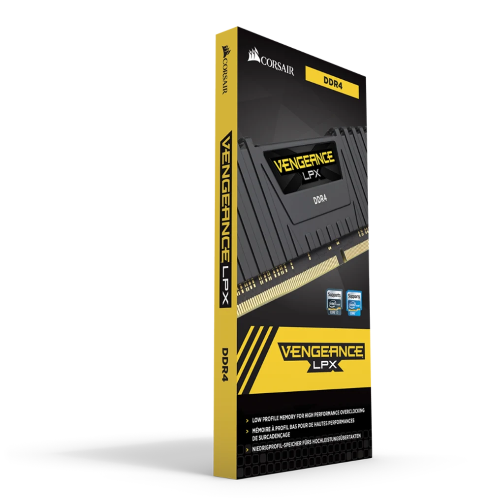 VENGEANCE® LPX 8GB (1 x 8GB) DDR4 DRAM 2666MHz C16 Memory Kit - Black