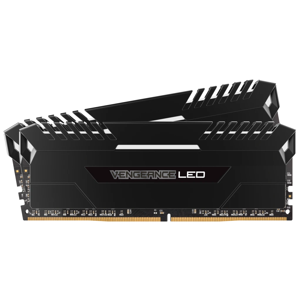 VENGEANCE® LED 32GB (2 x 16GB) DDR4 DRAM 2666MHz C16 Memory Kit