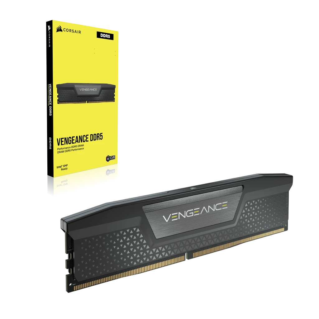 VENGEANCE® 16GB (1x16GB) DDR5 DRAM 5600MHz C40 Memory Kit — Black