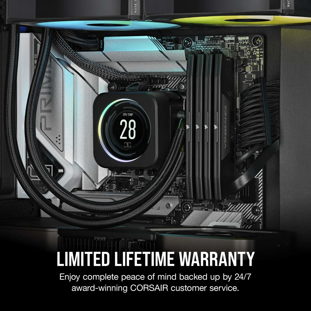 VENGEANCE® 64GB (2x32GB) DDR5 DRAM 5600MHz C40 Memory Kit — Black