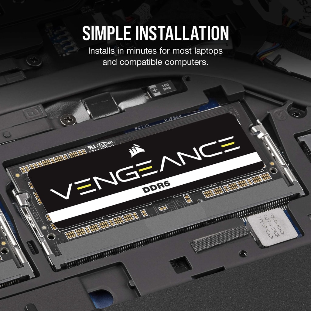 VENGEANCE DDR5 SODIMM 32GB (1x32GB) DDR5 5200MT/s CL44