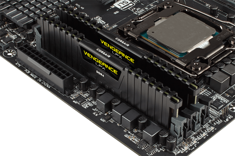 VENGEANCE® LPX 16GB (2 x 8GB) DDR4 DRAM 2666MHz C16 Memory Kit - Black