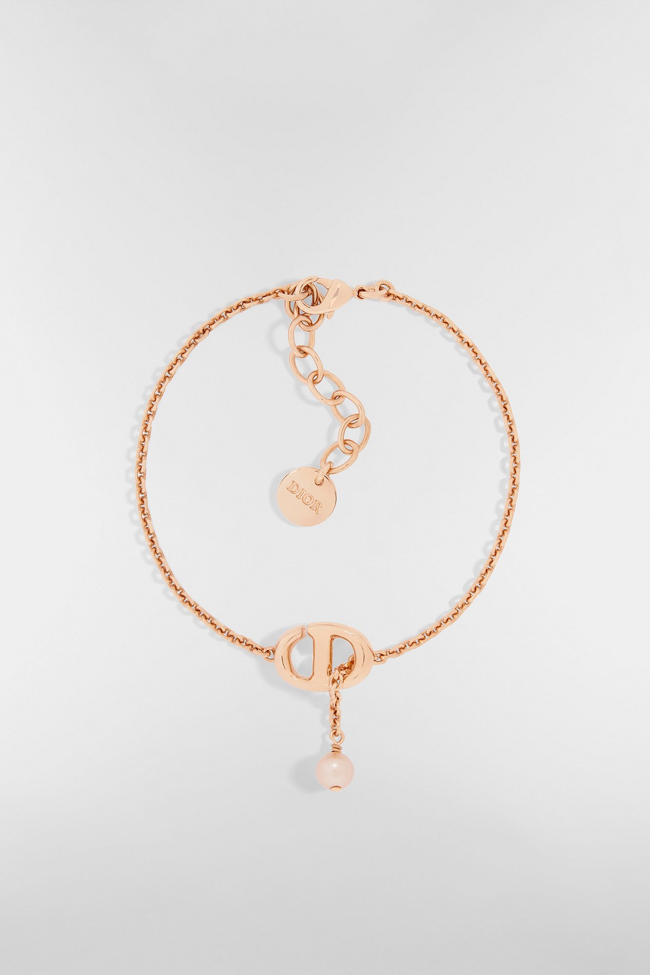 Clair D Lune Bracelet Pink-Finish Metal and Silver-Tone Crystals