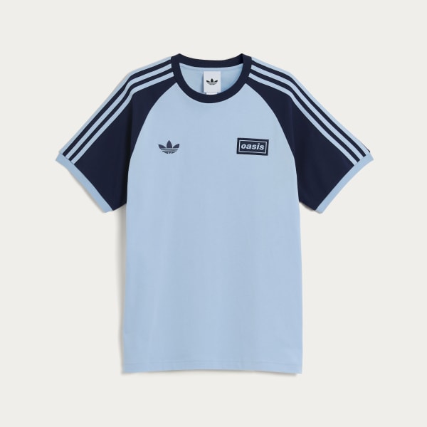 adidas TOUR 3-STRIPES TEE - Blue | Free Shipping with adiClub