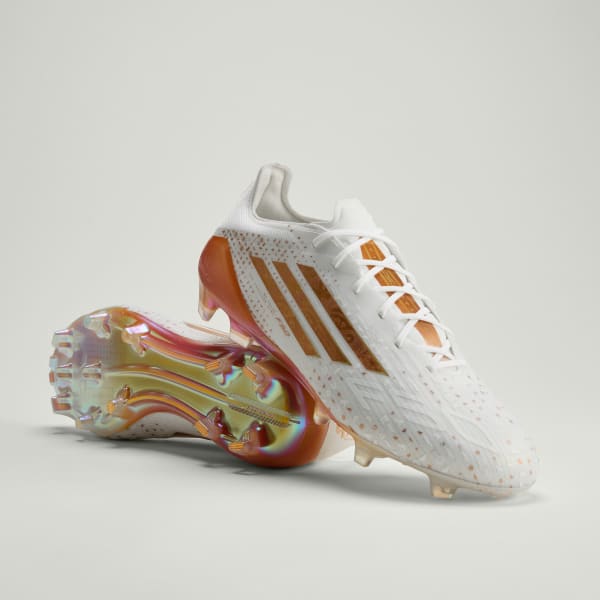 adidas F50 ELITE Firm Ground Soccer Boots - White | Free Shipping