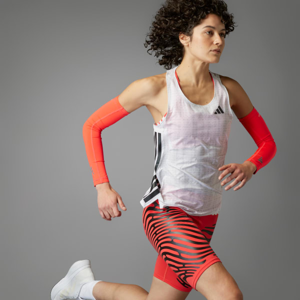 アディダス adizeroランニングシングレット - ホワイト | アディダス