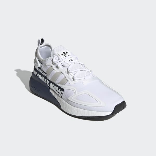 adidas ZX 2K Boost Sneakers - White | Free Shipping with adiClub