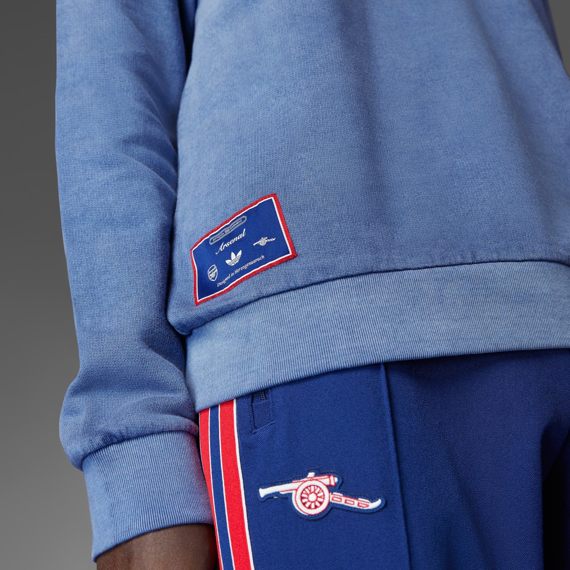 Sweatshirts - Arsenal Terrace Icons Half-Zip Top - Blue | adidas Oman