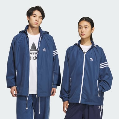adidas ウィンドブレーカー - ブルー 【アディダス公式】