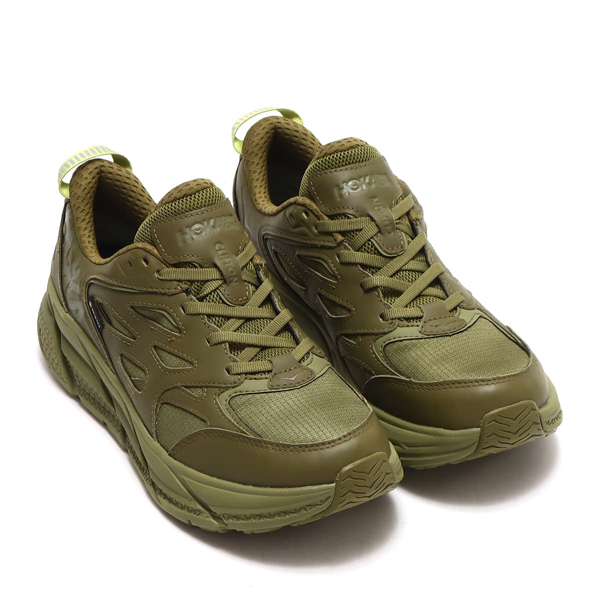 HOKA CLIFTON L GTX Avocado / Green Moss 22FW-I（ホカ クリフトン L