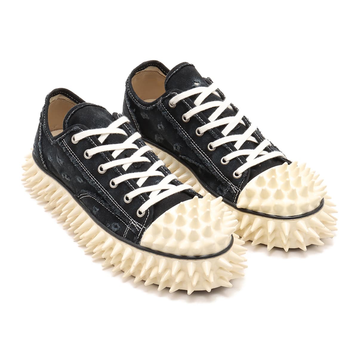 doublet SPIKY CANVAS SNEAKER BLACK（ダブレット スパイキー