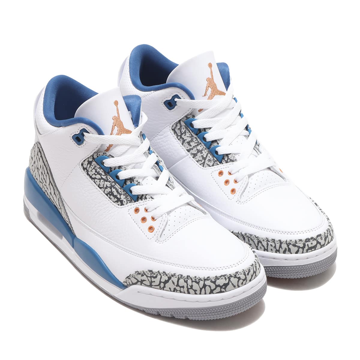 JORDAN BRAND AIR JORDAN 3 RETRO WHITE/METALLIC COPPER-TRUE BLUE