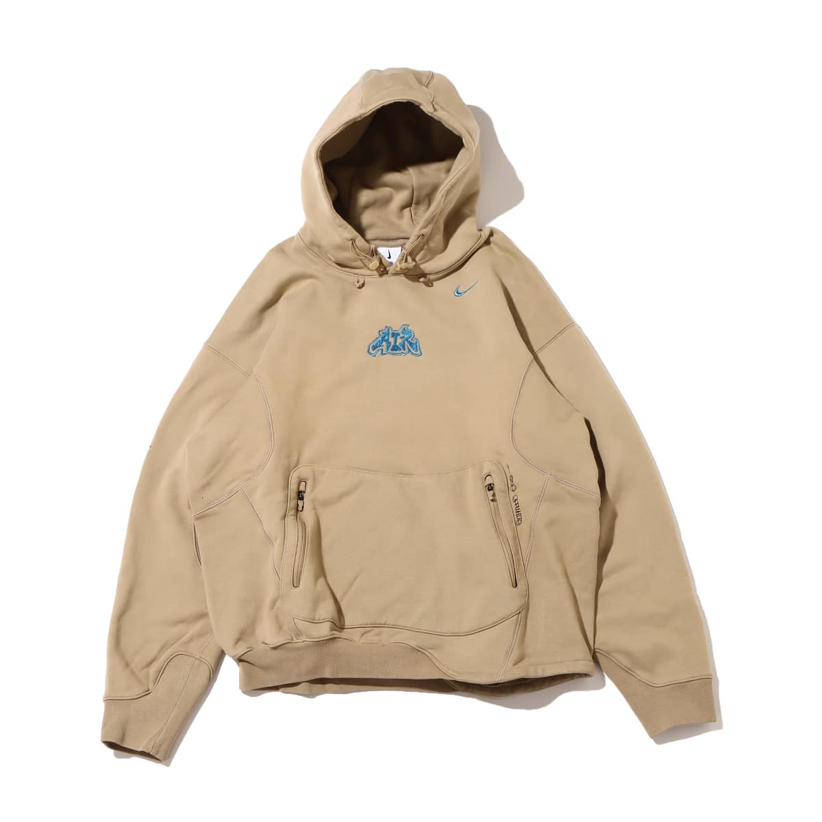 NIKE AS M NRG OFF-WHITE FLC HOODIE KHAKI 22HO-S（ナイキ NRG CL