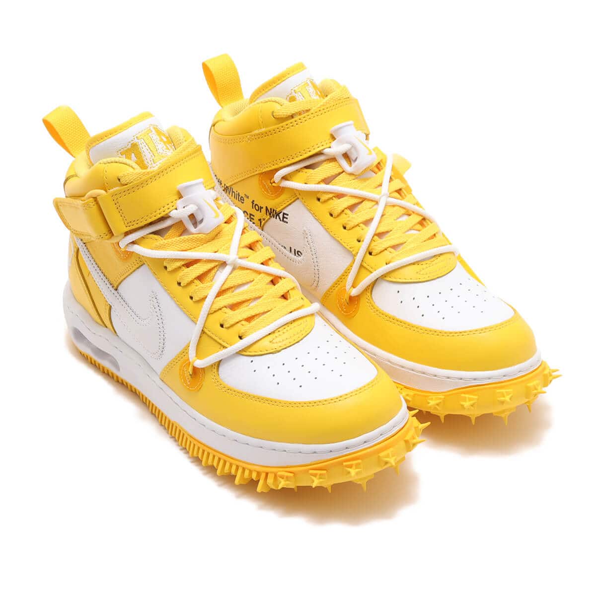 NIKE AIR FORCE 1 MID SP LTHR WHITE/WHITE-VARSITY MAIZE（ナイキ