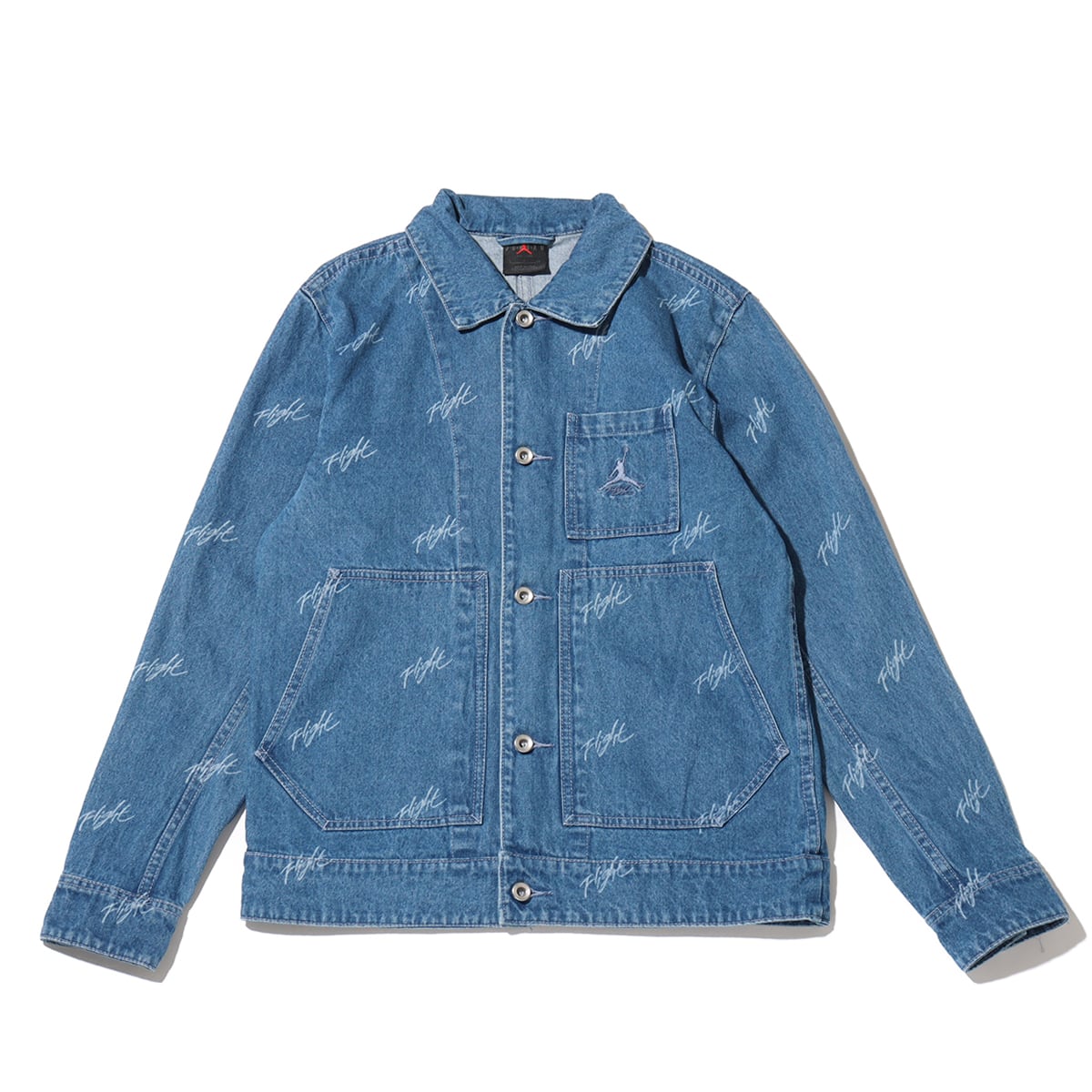 JORDAN BRAND AS M J FLT HRTG DENIM JKT BLUE GREY（ジョーダン