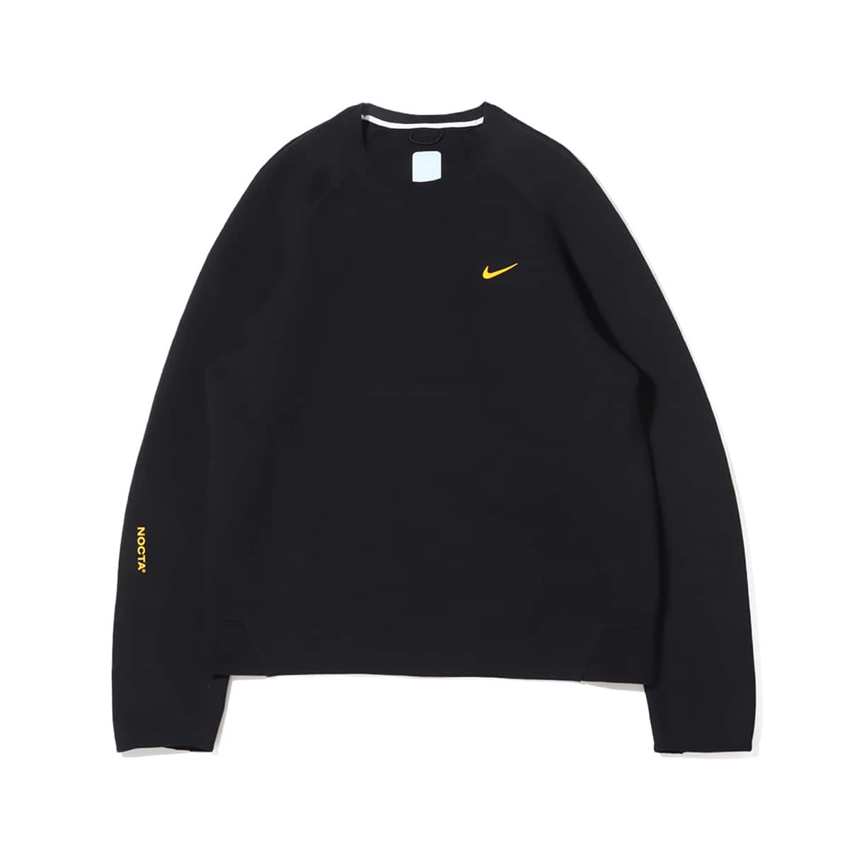NIKE M NRG TS TCH FLC CREW BLACK/UNIVERSITY GOLD 23FA-S（ナイキ
