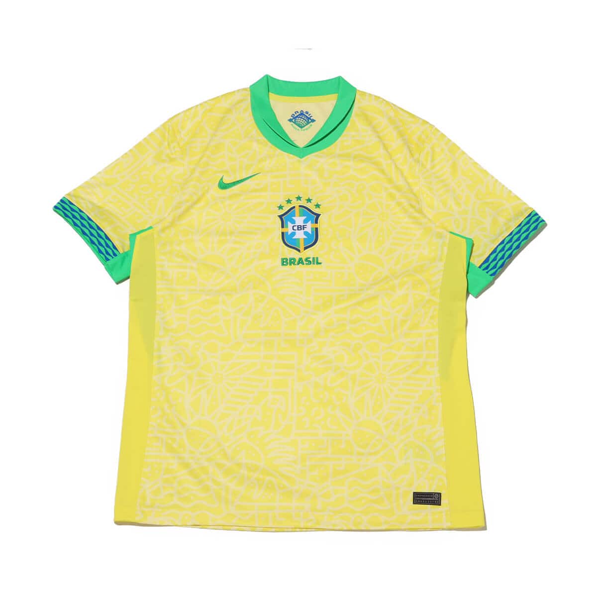 NIKE CBF M NK DF STAD JSY SS HM DYNAMIC YELLOW/LEMON CHIFFON/GREEN