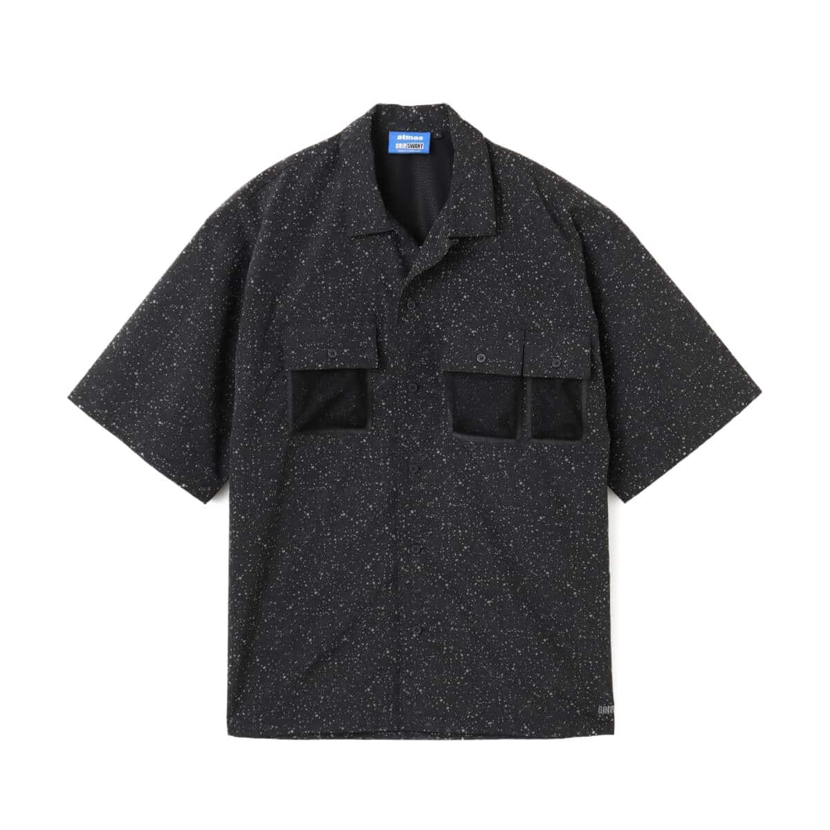 GRIP SWANY x atmos CAMP SHIRT BLACK（グリップ スワニー X アトモス