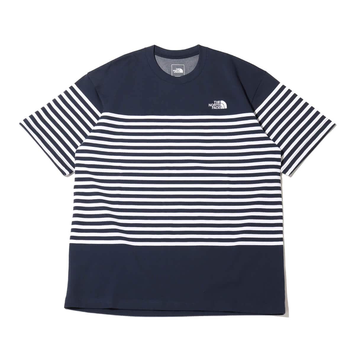THE NORTH FACE S/S Panel Border Tee アーバンネイビー（ザ・ノース