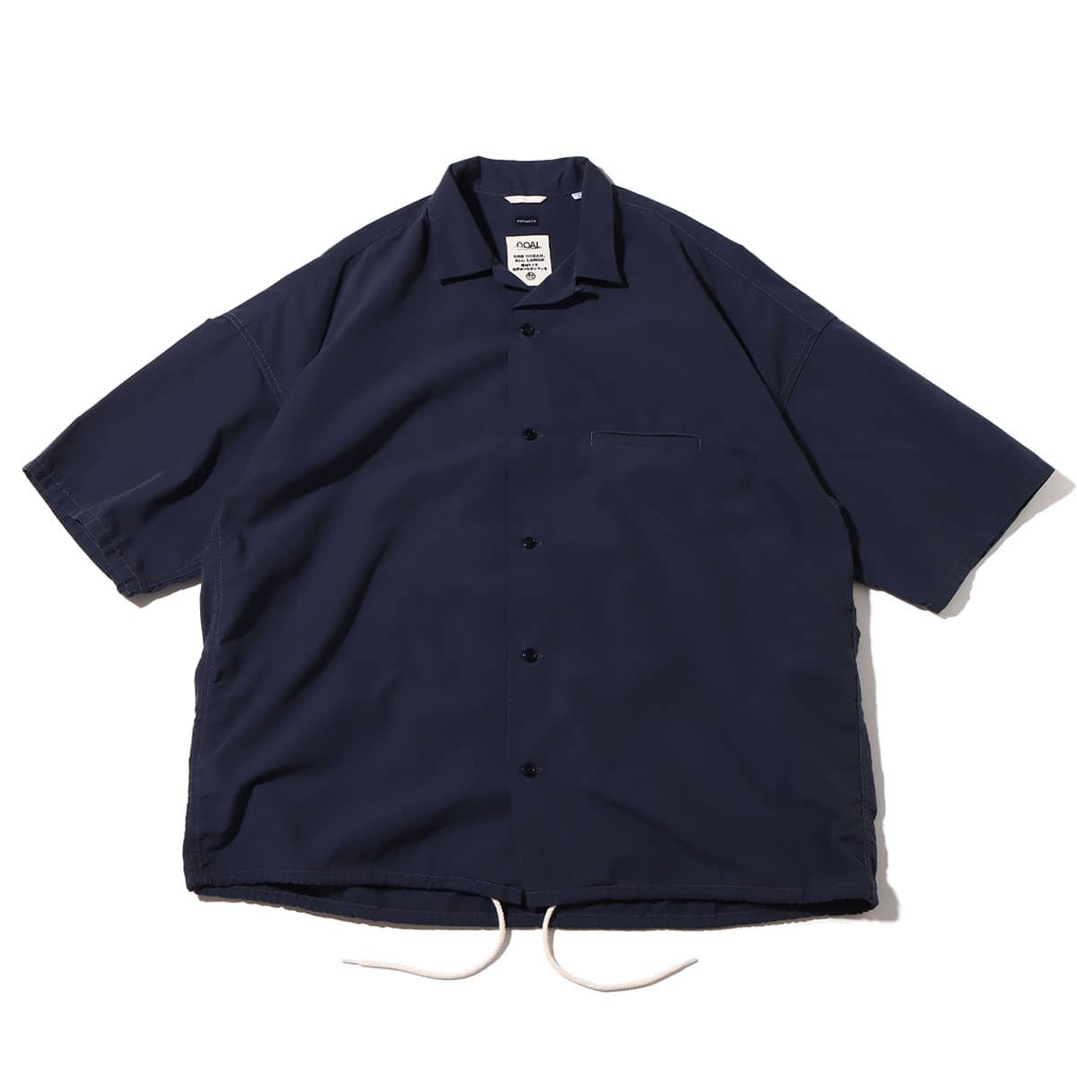 nanamica Open Collar Wind H/S Shirt Marine Navy 23SP-I（ナナミカ