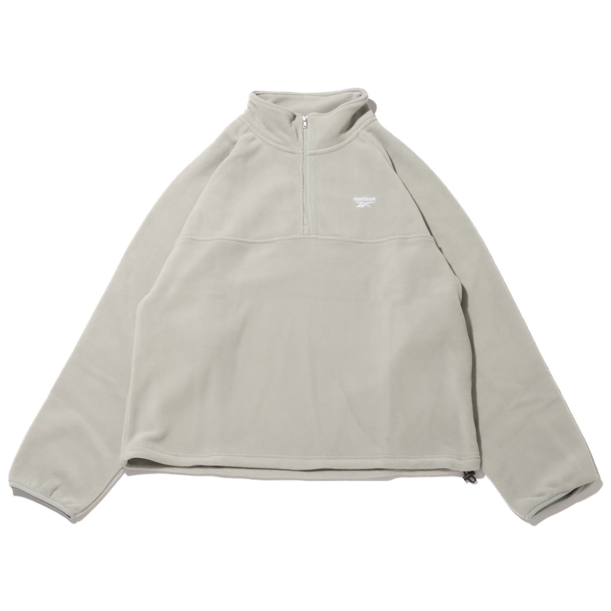 Reebok ハーフジップ フリース トップス COOL GRAY 23FW-I（リーボック